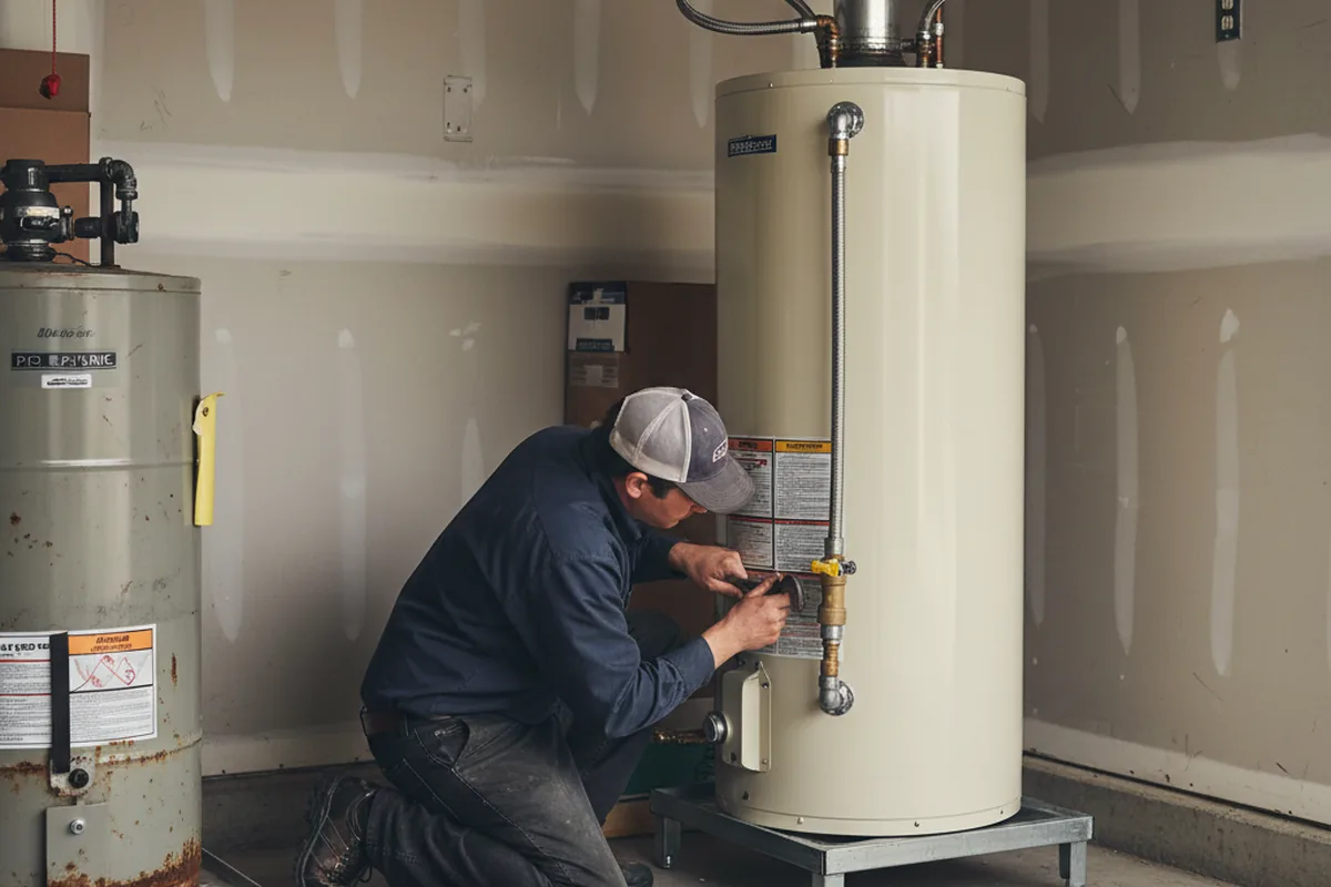 Water heater and shutoff valve replacement in Belle Chasse