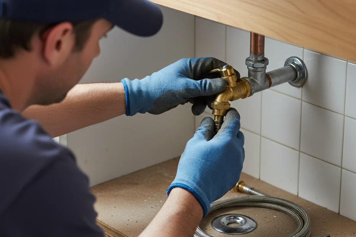 Shutoff valve and fitting work during Faucet and Fixture Repair in Belle Chasse